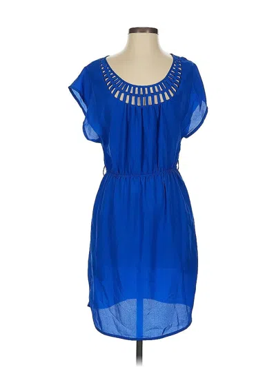 Pre-owned Assorted Brands Casual Dress In Blue