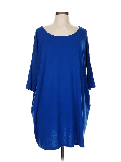 Pre-owned Assorted Brands Casual Dress In Blue
