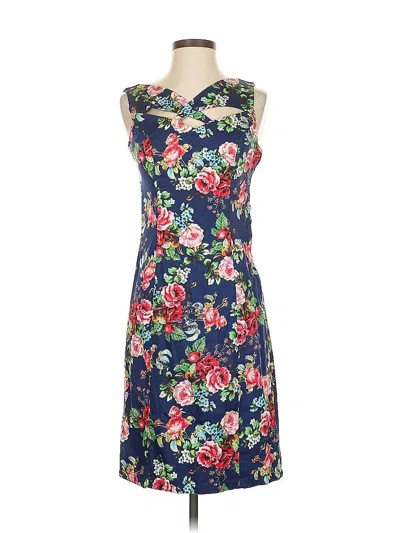 Pre-owned Assorted Brands Casual Dress In Blue