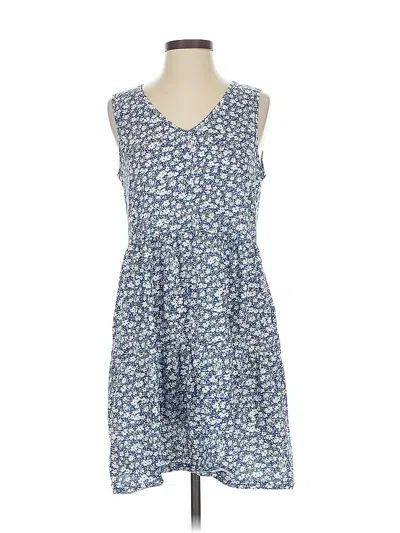 Pre-owned Assorted Brands Casual Dress In Blue