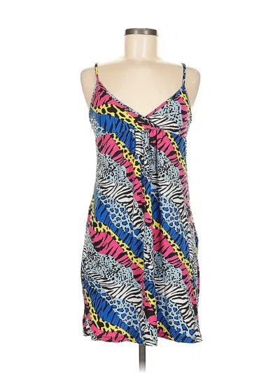 Pre-owned Assorted Brands Casual Dress In Blue