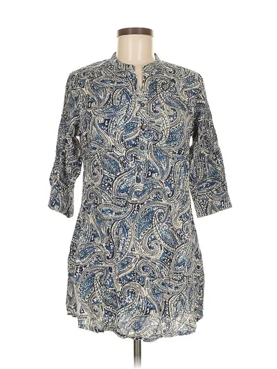 Pre-owned Assorted Brands Casual Dress In Blue