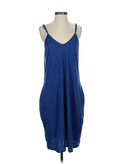 Pre-owned Assorted Brands Casual Dress In Blue