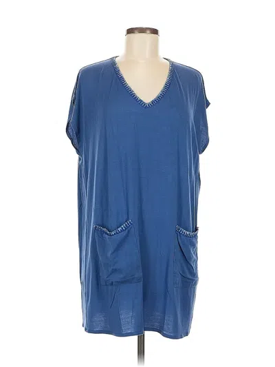Pre-owned Assorted Brands Casual Dress In Blue