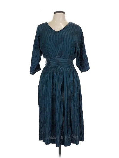 Pre-owned Assorted Brands Casual Dress In Blue