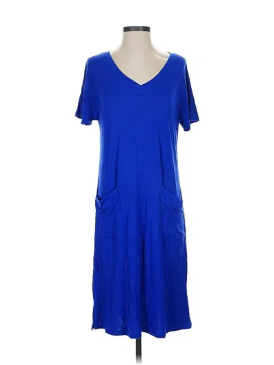 Pre-owned Assorted Brands Casual Dress In Blue