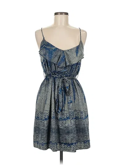 Pre-owned Assorted Brands Casual Dress In Blue