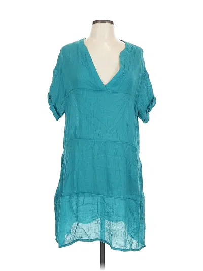 Pre-owned Assorted Brands Casual Dress In Blue