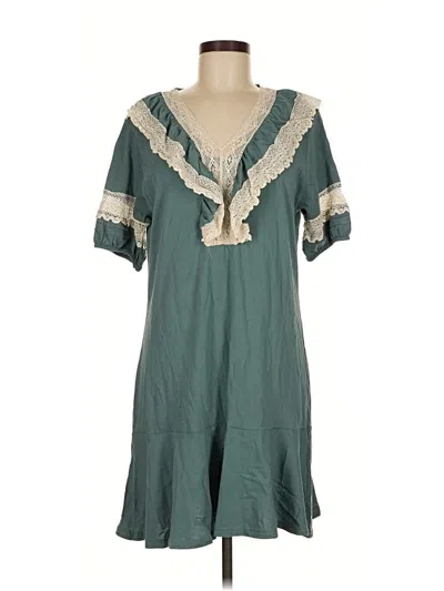 Pre-owned Assorted Brands Casual Dress In Blue