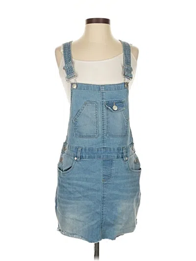 Pre-owned Assorted Brands Casual Dress In Blue