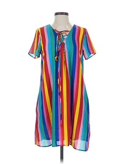 Pre-owned Assorted Brands Casual Dress In Blue
