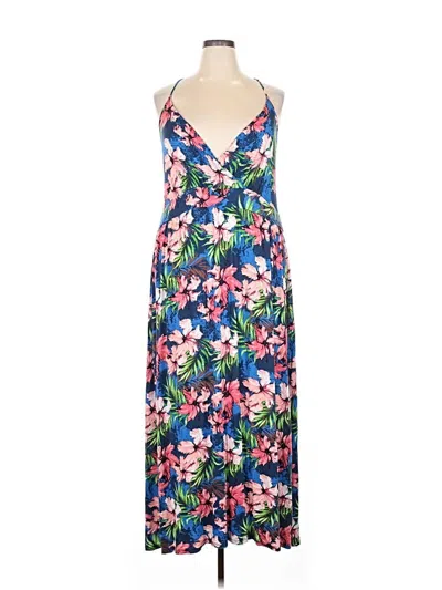 Pre-owned Assorted Brands Casual Dress In Blue