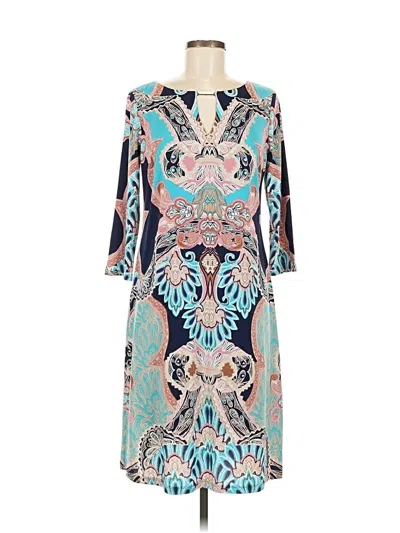 Pre-owned Assorted Brands Casual Dress In Blue