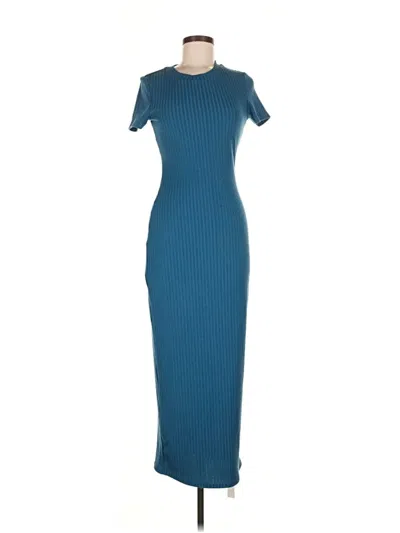 Pre-owned Assorted Brands Casual Dress In Blue