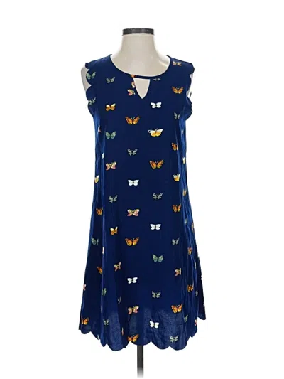 Pre-owned Assorted Brands Casual Dress In Blue
