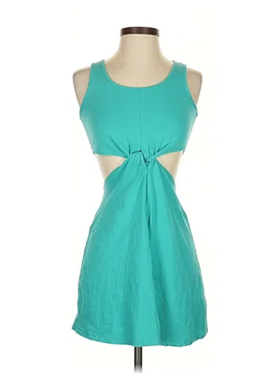 Pre-owned Assorted Brands Casual Dress In Blue