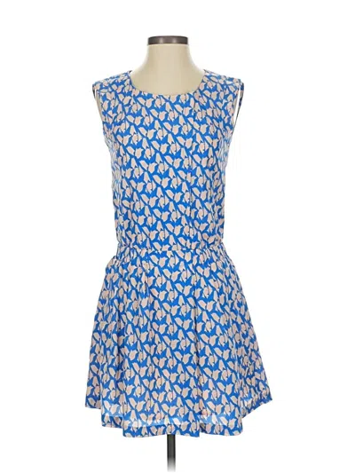 Pre-owned Assorted Brands Casual Dress In Blue