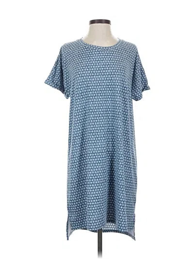 Pre-owned Assorted Brands Casual Dress In Blue