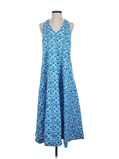 Pre-owned Assorted Brands Casual Dress In Blue