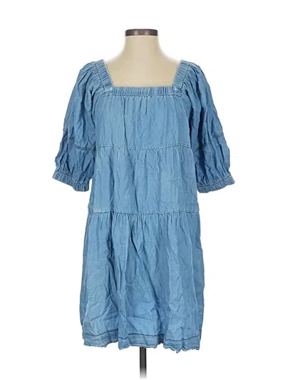Pre-owned Assorted Brands Casual Dress In Blue