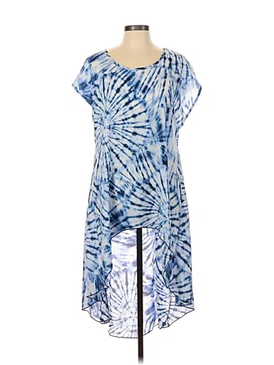 Pre-owned Assorted Brands Casual Dress In Blue