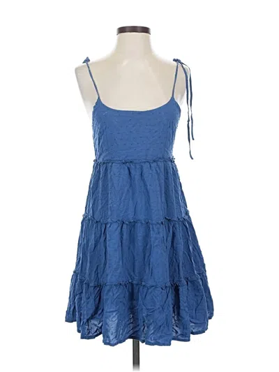 Pre-owned Assorted Brands Casual Dress In Blue