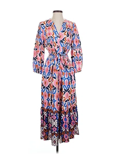 Pre-owned Assorted Brands Casual Dress In Blue