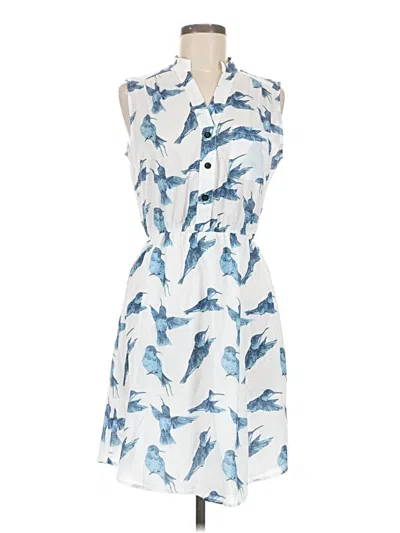 Pre-owned Assorted Brands Casual Dress In Blue