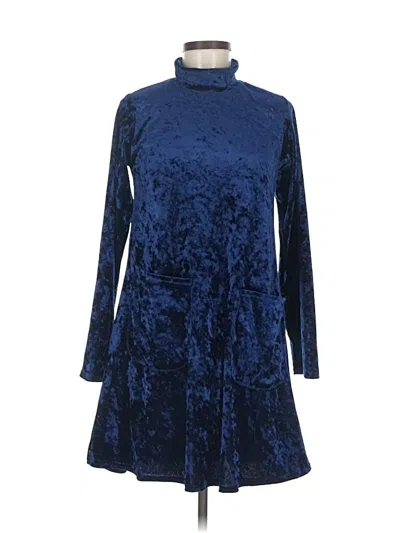 Pre-owned Assorted Brands Casual Dress In Blue