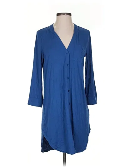 Pre-owned Assorted Brands Casual Dress In Blue