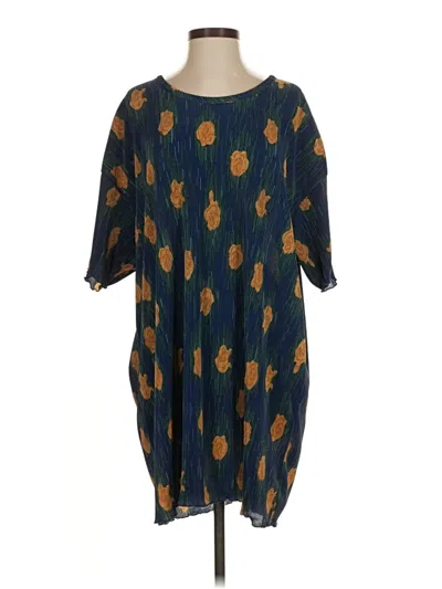 Pre-owned Assorted Brands Casual Dress In Blue