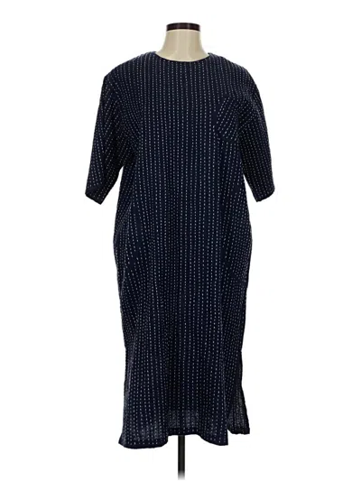 Pre-owned Assorted Brands Casual Dress In Blue