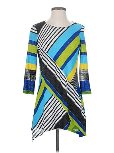 Pre-owned Assorted Brands Casual Dress In Blue