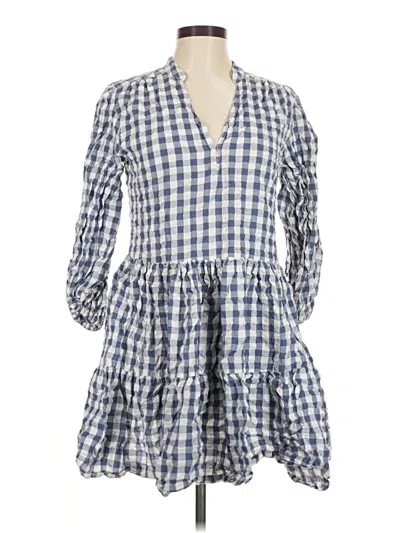 Pre-owned Assorted Brands Casual Dress In Blue