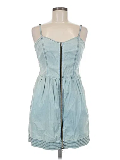 Pre-owned Assorted Brands Casual Dress In Blue