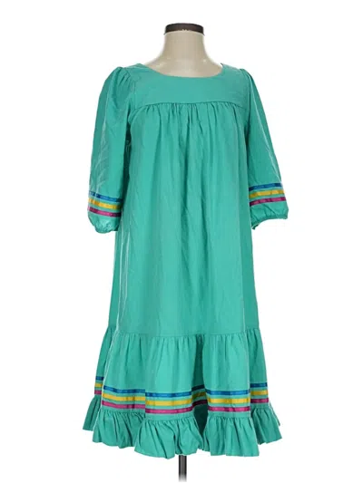 Pre-owned Assorted Brands Casual Dress In Blue