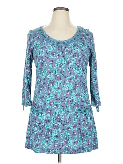 Pre-owned Assorted Brands Casual Dress In Blue