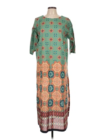 Pre-owned Assorted Brands Casual Dress In Blue