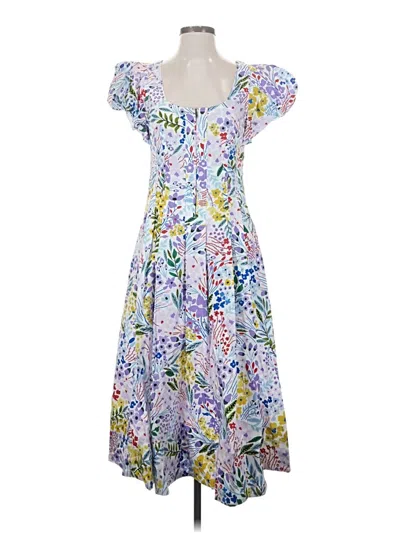 Pre-owned Assorted Brands Casual Dress In Blue