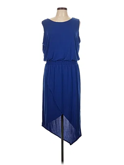 Pre-owned Assorted Brands Casual Dress In Blue