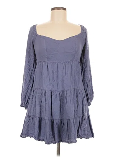 Pre-owned Assorted Brands Casual Dress In Blue