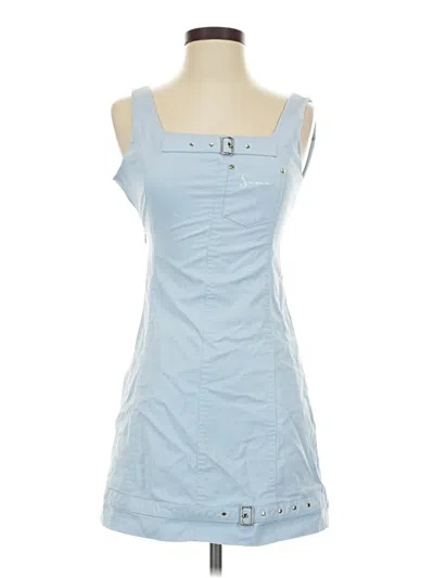Pre-owned Assorted Brands Casual Dress In Blue