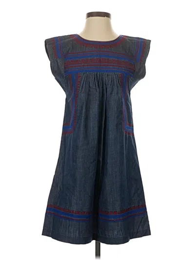Pre-owned Assorted Brands Casual Dress In Blue