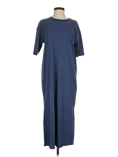 Pre-owned Assorted Brands Casual Dress In Blue