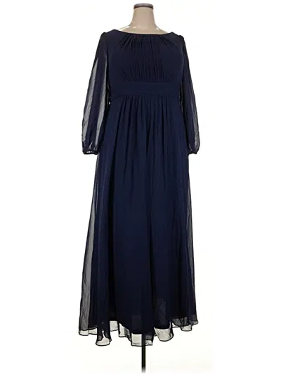 Pre-owned Assorted Brands Casual Dress In Blue