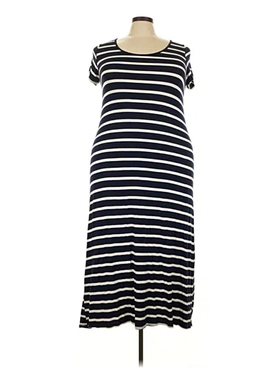 Pre-owned Assorted Brands Casual Dress In Blue