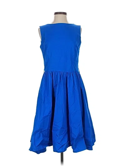 Pre-owned Assorted Brands Casual Dress In Blue