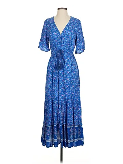 Pre-owned Assorted Brands Casual Dress In Blue