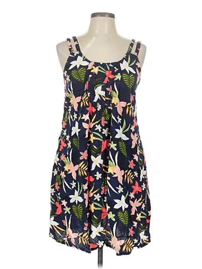 Pre-owned Assorted Brands Casual Dress In Blue
