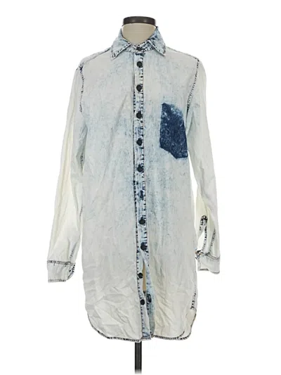 Pre-owned Assorted Brands Casual Dress In Blue